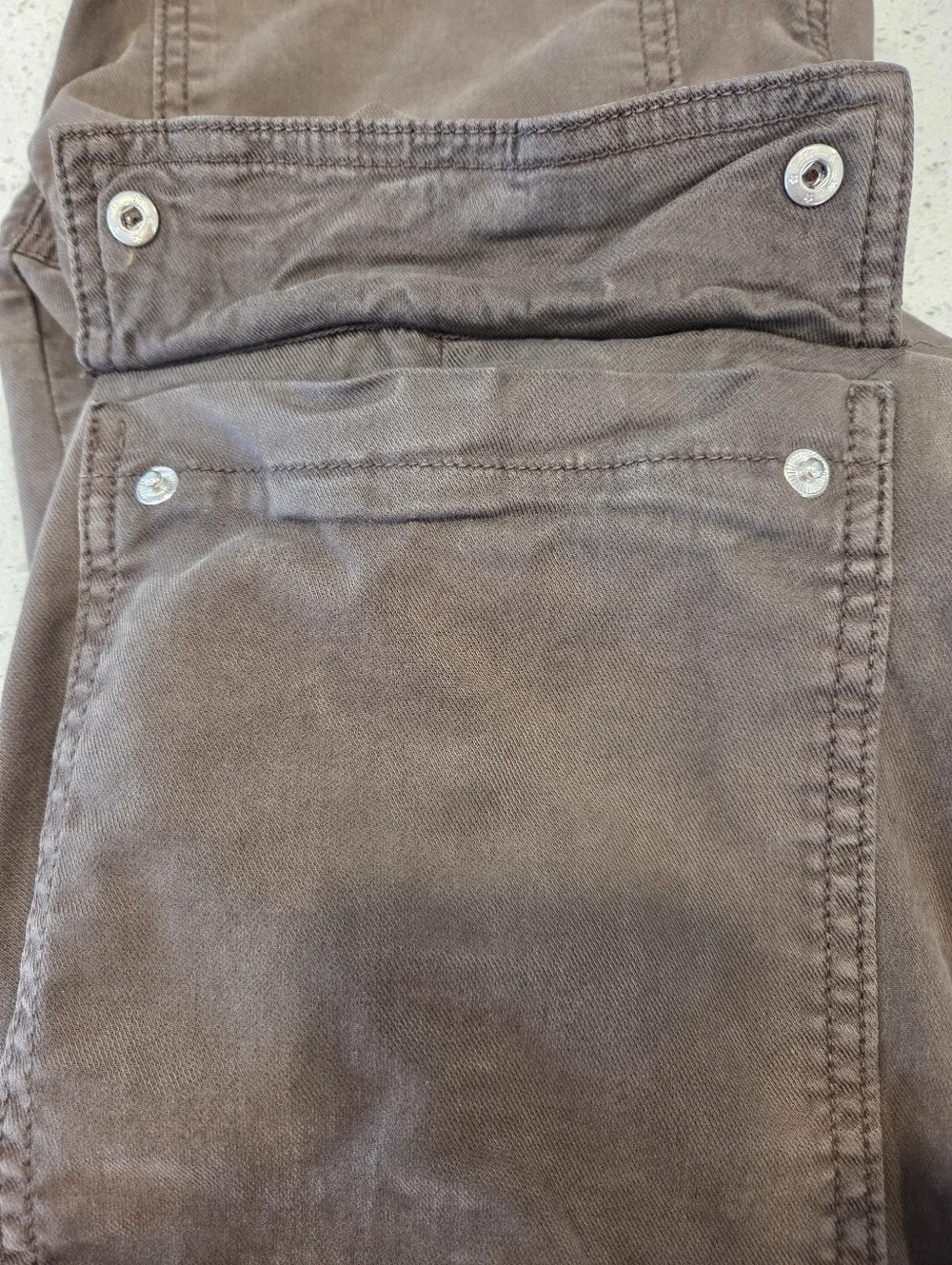 Mavi  Brown Alva High-Rise Straight Cargo Pants - Picture 5 of 13